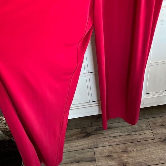 NWT I.N. Studio size 3X red dressy jumpsuit - Picture 3 of 5
